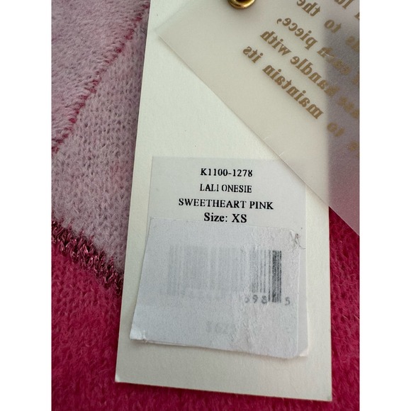 NWT LoveShackFancy Lali Onesie Jumpsuit Sweetheart Pink Size XS - Picture 14 of 14